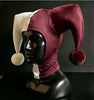 Chapeau de Cosplay Bouffon pour Femme Bicolore Noir et Rouge 6