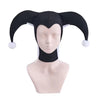 Chapeau de Cosplay Bouffon pour Femme Bicolore Noir et Rouge 7