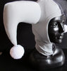 Chapeau de Cosplay Bouffon pour Femme Bicolore Noir et Rouge 9