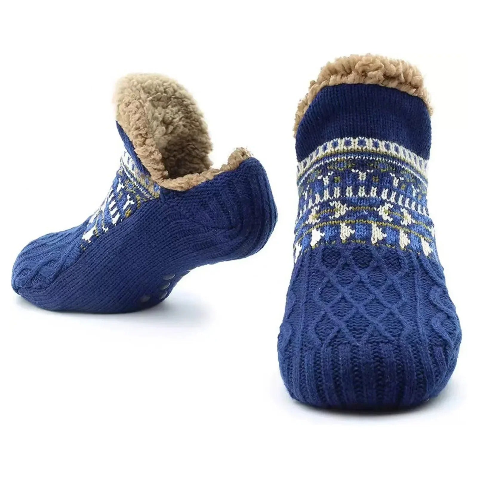 Chaussettes d'intérieur chaudes et antidérapantes pour l'hiver 0