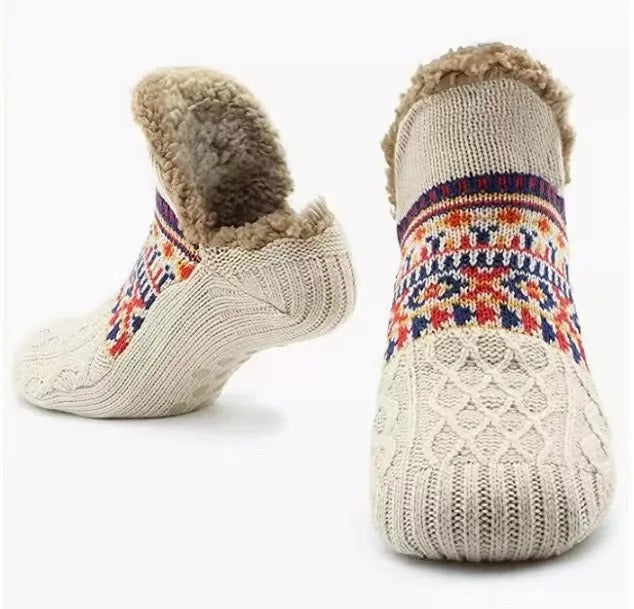 Chaussettes d'intérieur chaudes et antidérapantes pour l'hiver 1