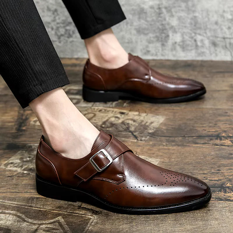 Chaussure Homme Habillé à Brides Design Épuré 5