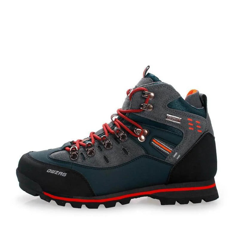 Chaussure Randonnée Homme Imperméable Cuir PU Semelle Caoutchouc 0
