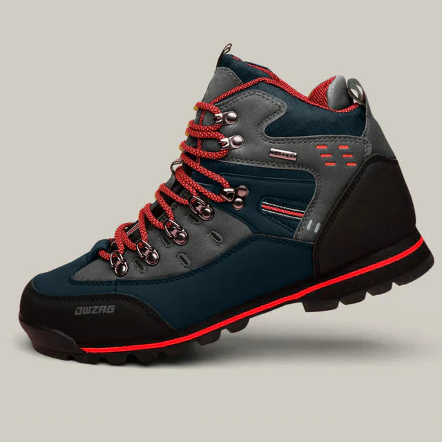 Chaussure Randonnée Homme Imperméable Cuir PU Semelle Caoutchouc 2
