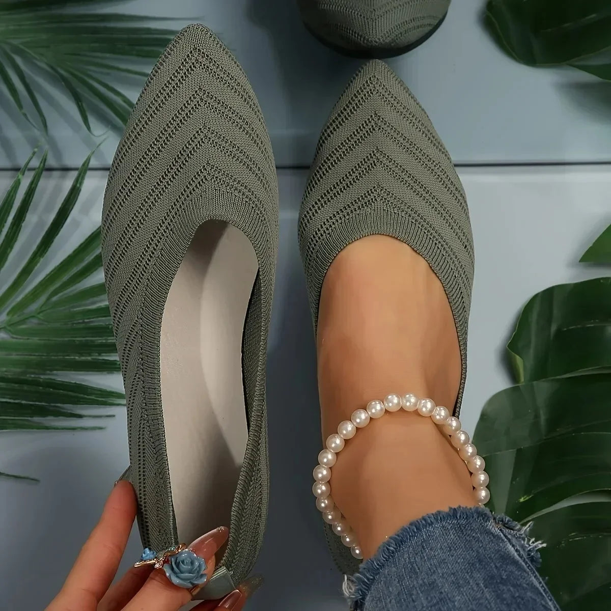 Chaussures Ballerines Femme Décontractées 8