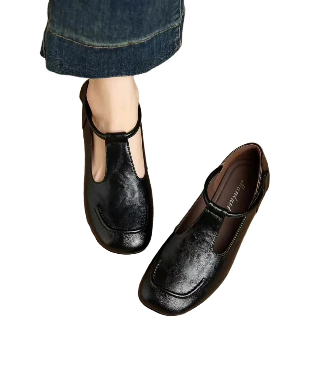 Chaussures Femme Escarpins Bride en T Talon Bas 2