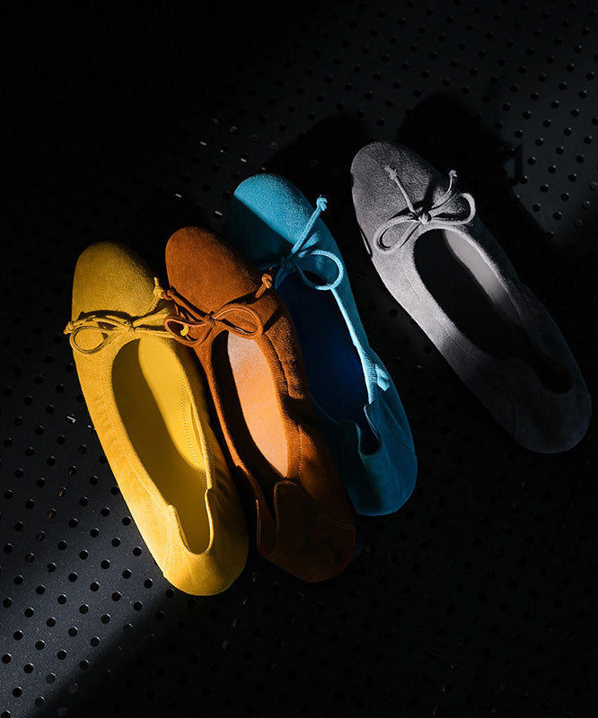 Chaussures Femme Plates Avec Nœud Décontracté 0