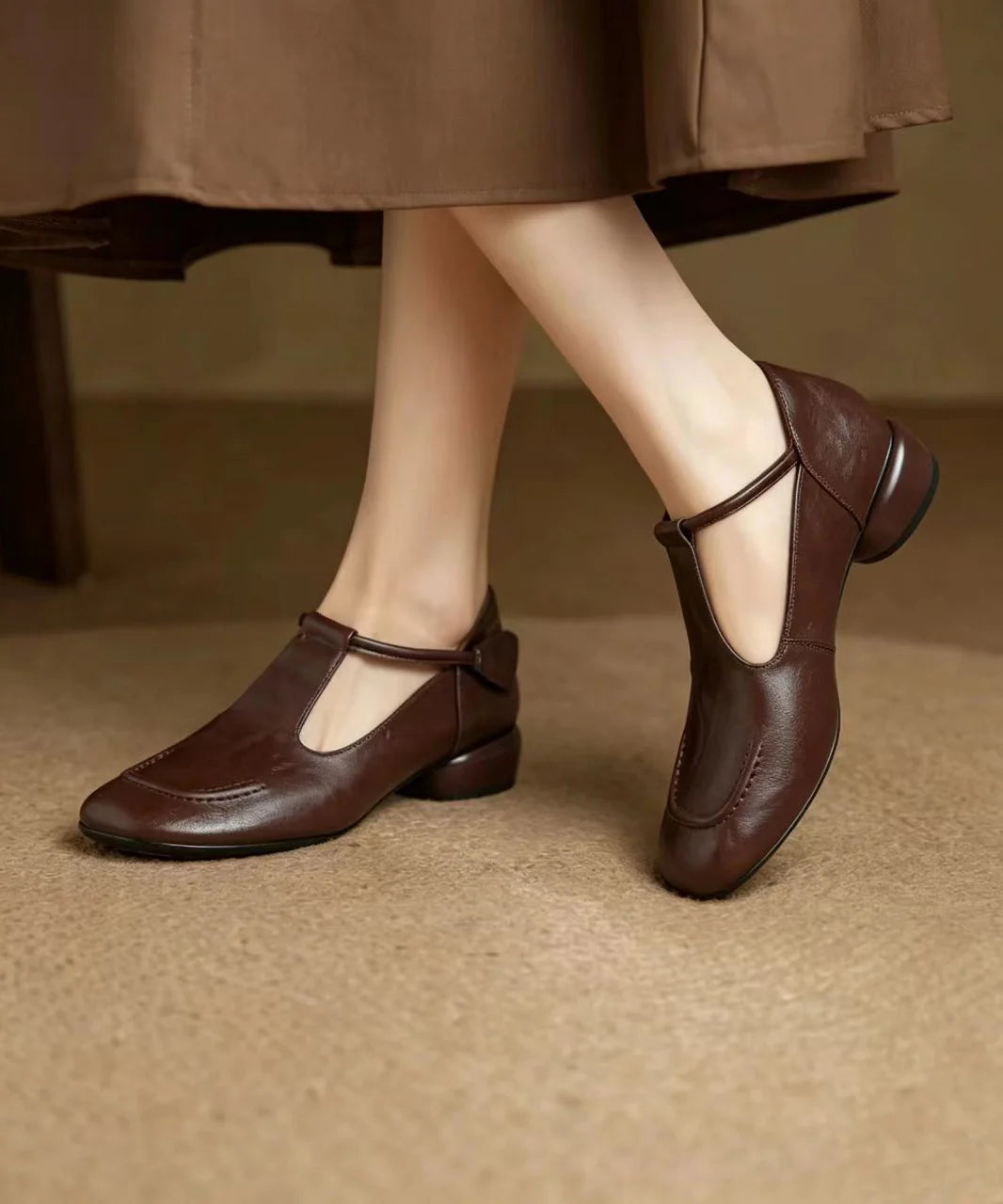 Chaussures Mary Jane Femme Petit Talon Classique 3