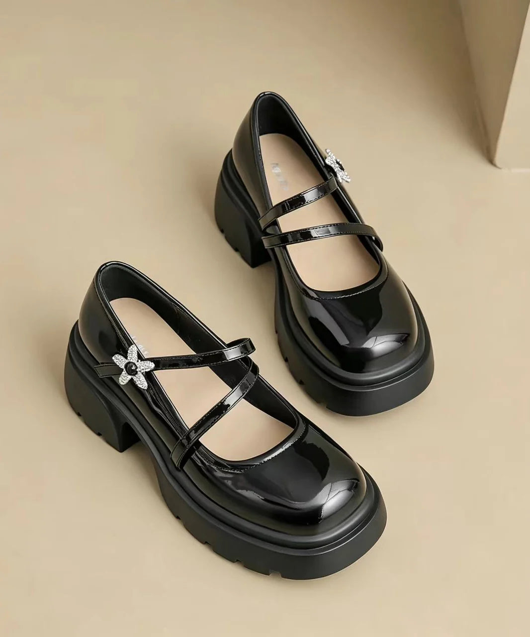 Chaussures Mary Jane à plateforme épaisse pour femme 2