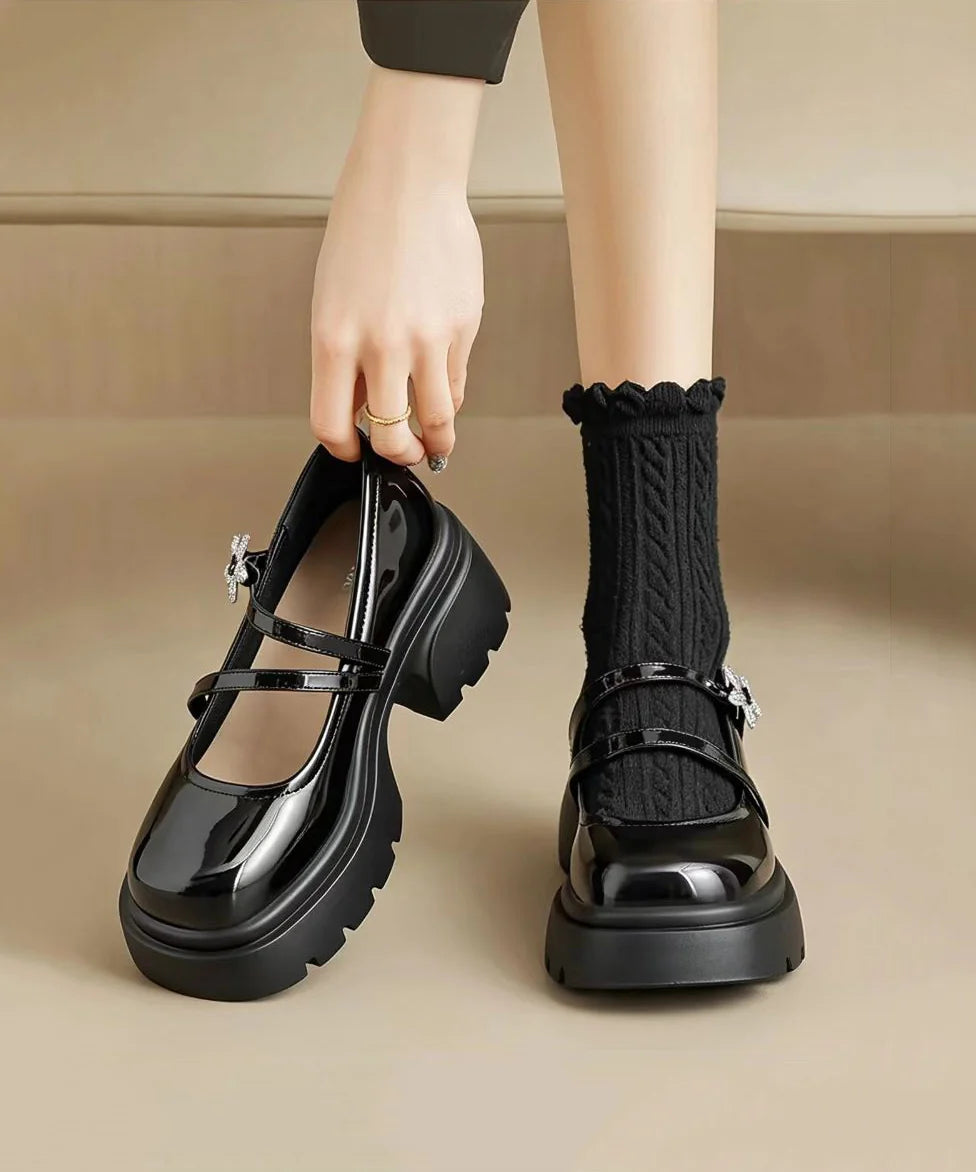 Chaussures Mary Jane à plateforme épaisse pour femme 3