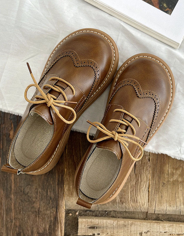Chaussures Oxford pour Femmes Style Brogue 3