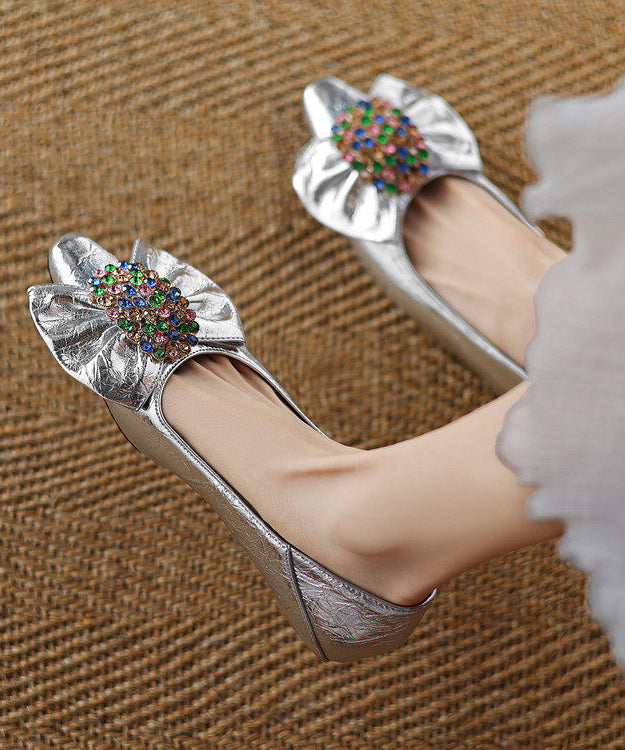 Chaussures Plates Chic avec Nœud 1