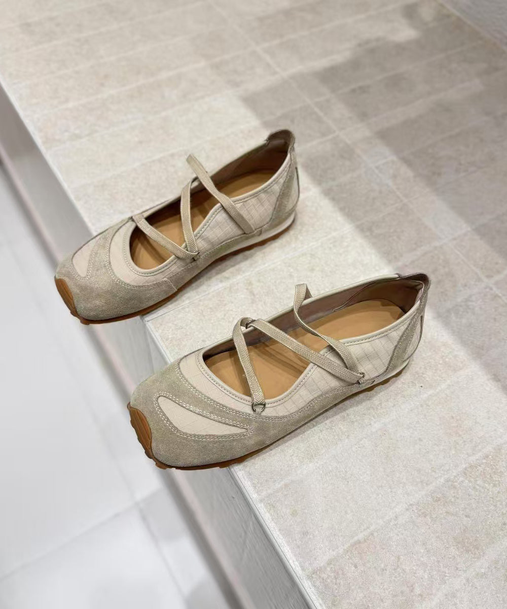 Chaussures Plates Décontractées avec Sangle Croisée 1