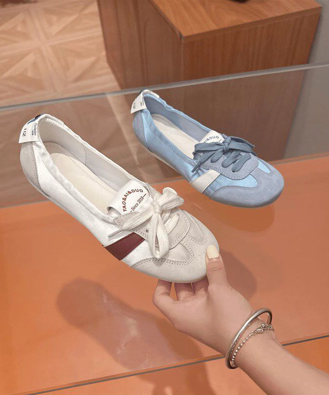 Chaussures Plates Femme Mode à Lacets 1