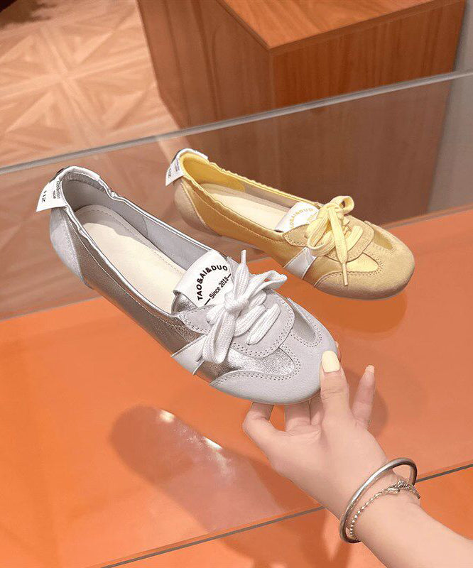 Chaussures Plates Femme Mode à Lacets 3