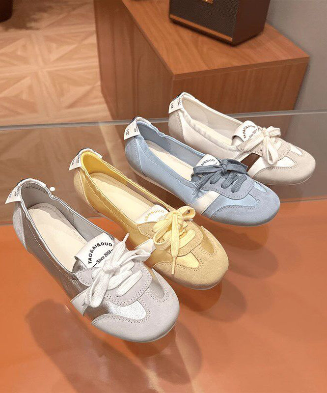 Chaussures Plates Femme Mode à Lacets 4