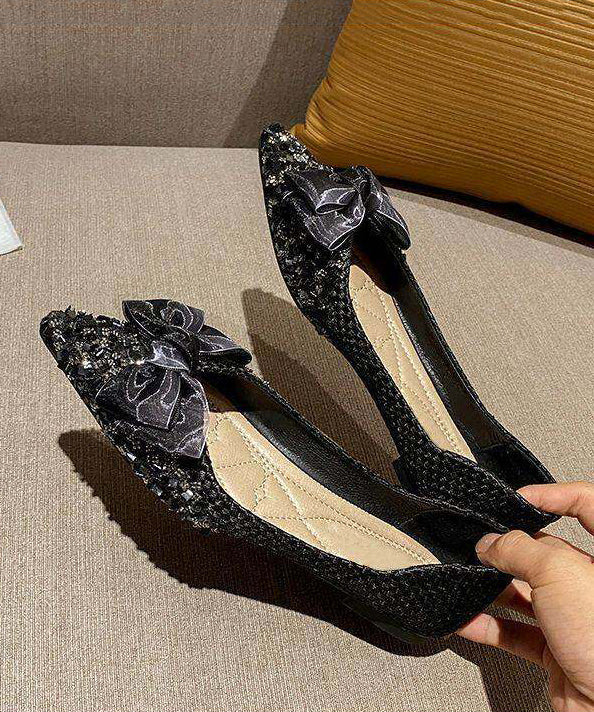 Chaussures Plates Femme avec Nœud 2