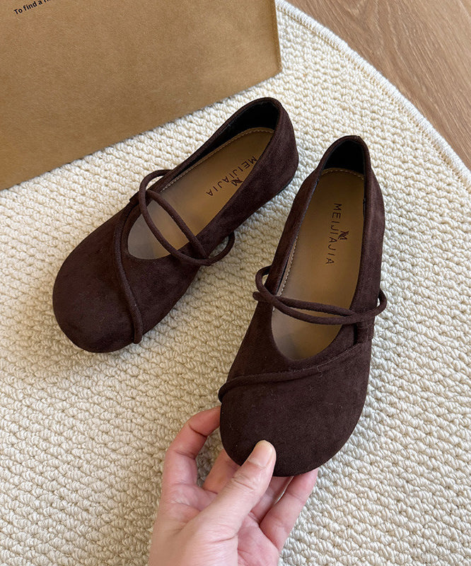 Chaussures Plates Femme avec Sangle Croisée 0