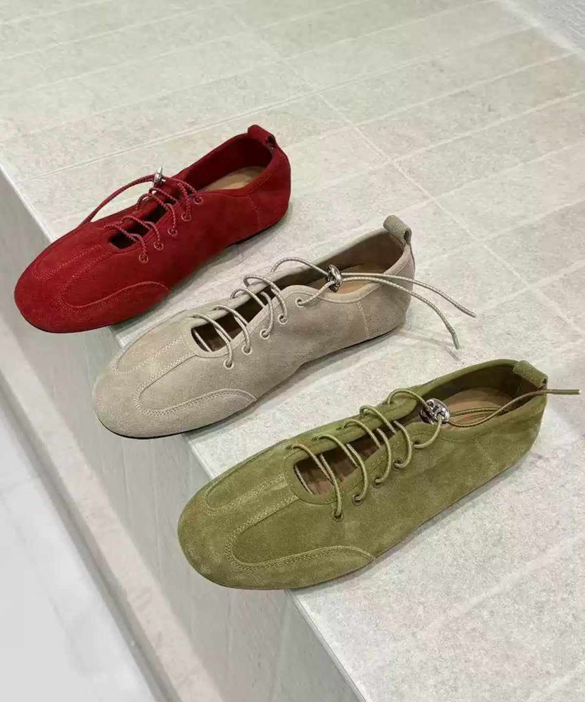 Chaussures Plates Femmes Chic à Sangle Croisée 4