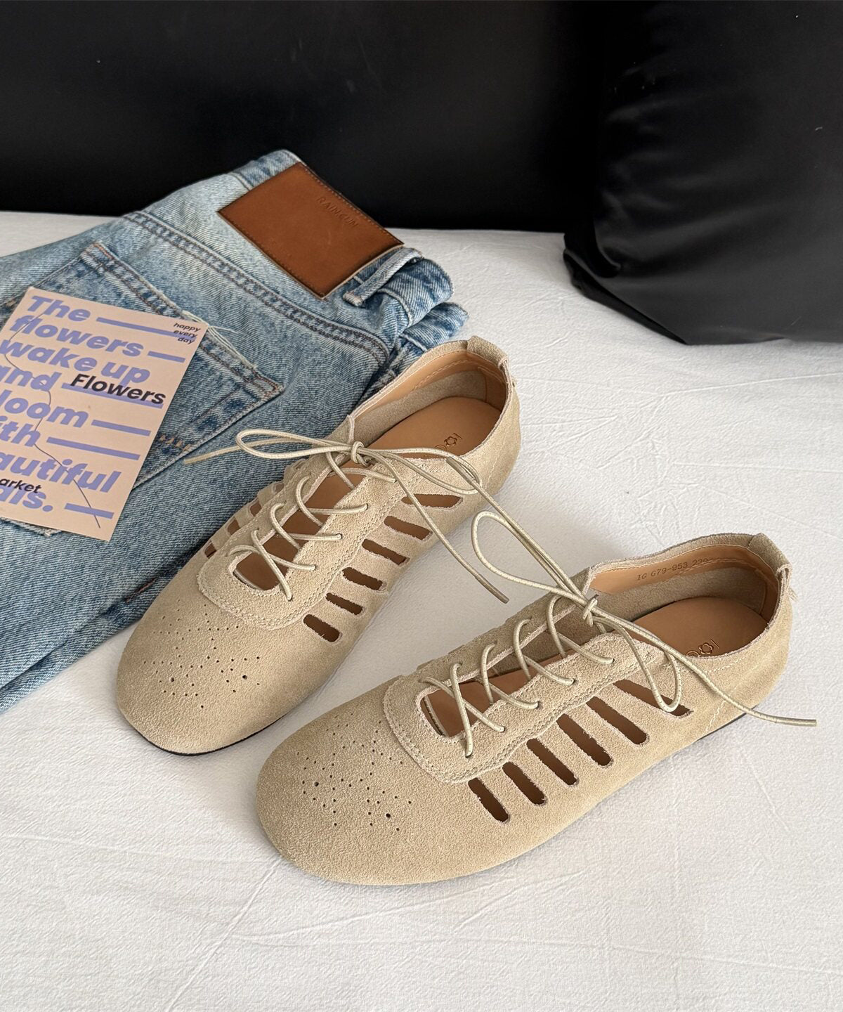 Chaussures Plates à Lacets pour Femme 1