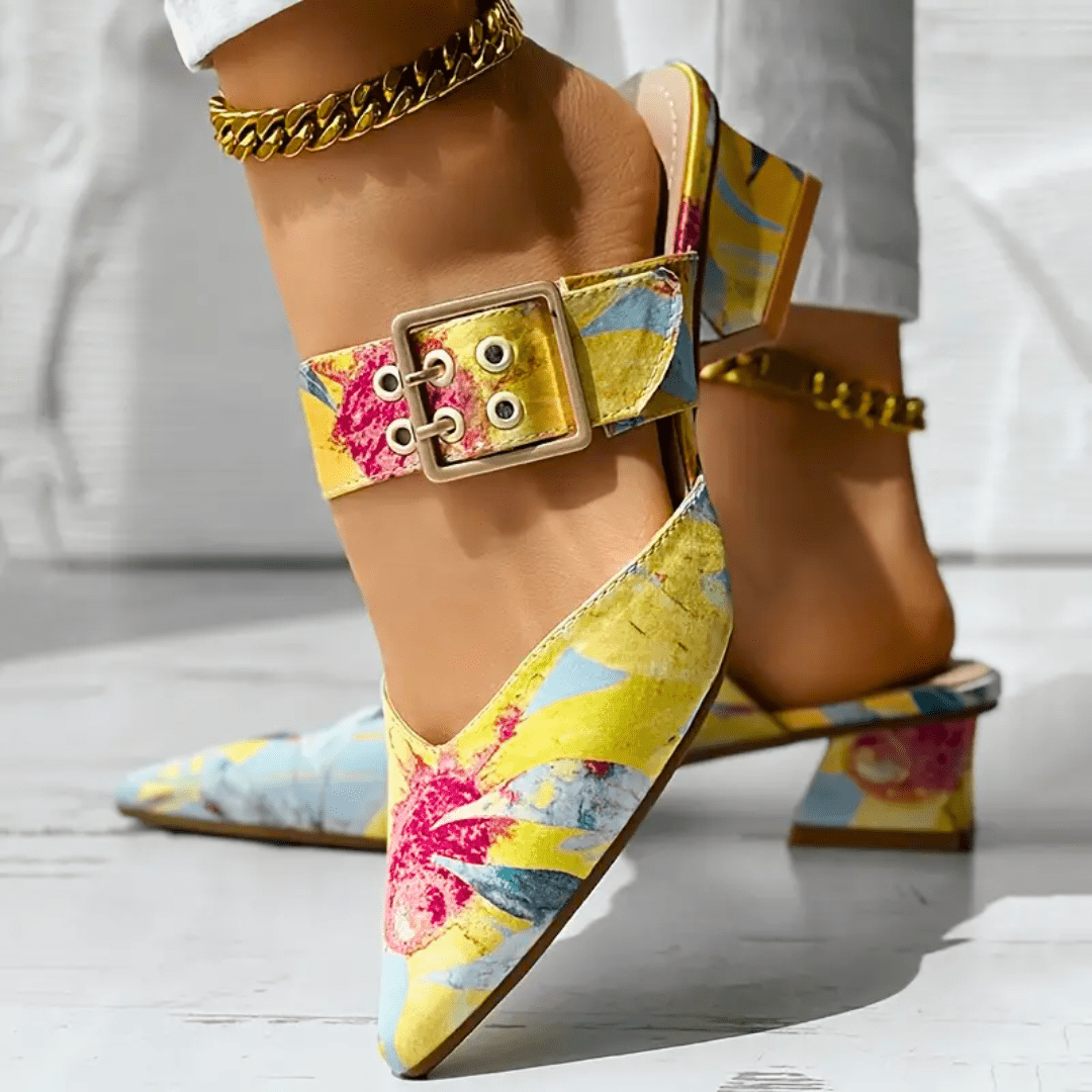 Chaussures à Talons pour Femmes Confort Orthopédique en Cuir 3