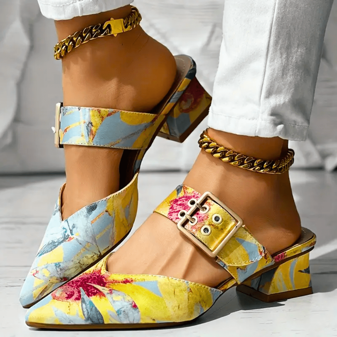 Chaussures à Talons pour Femmes Confort Orthopédique en Cuir 6
