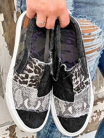 Chaussures à enfiler pour femmes à imprimé léopard 3