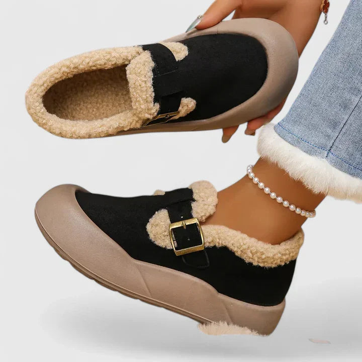 Chaussures à enfiler pour femmes avec boucle décontractées 0
