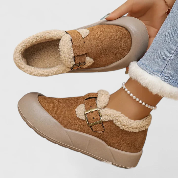 Chaussures à enfiler pour femmes avec boucle décontractées 1