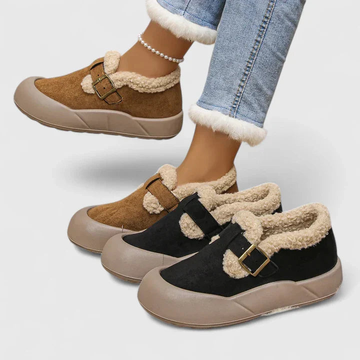Chaussures à enfiler pour femmes avec boucle décontractées 4