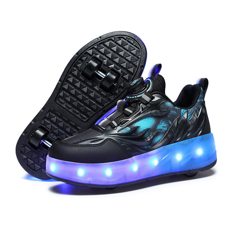 Chaussures à roulettes LED pour femmes modernes 0