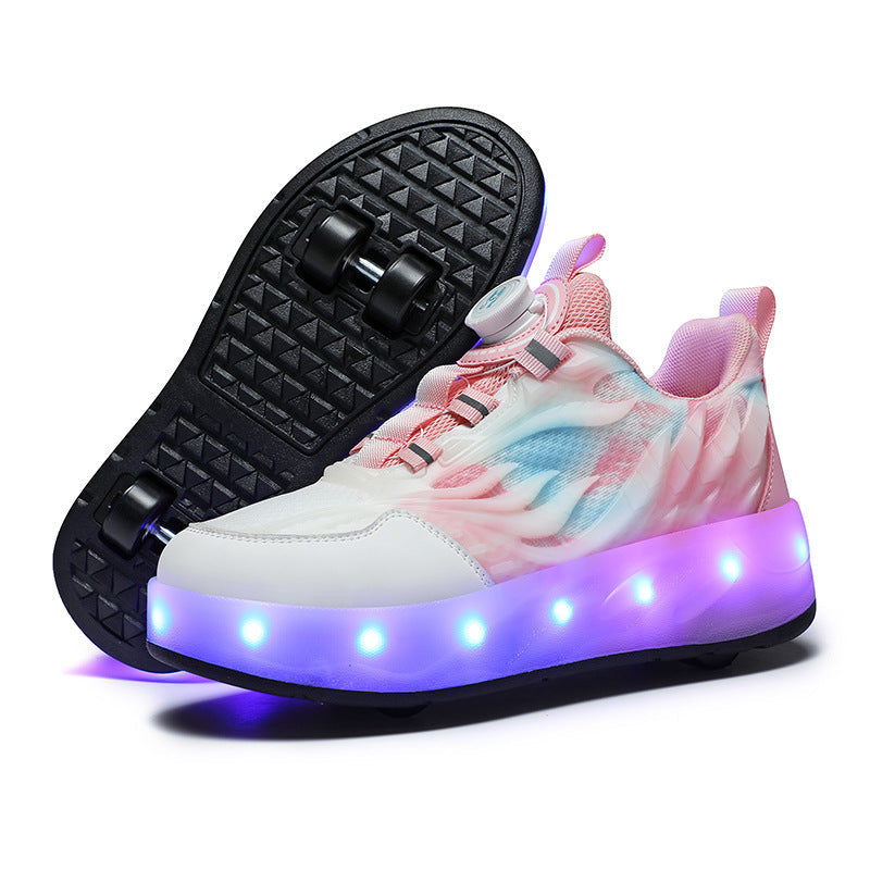 Chaussures à roulettes LED pour femmes modernes 3