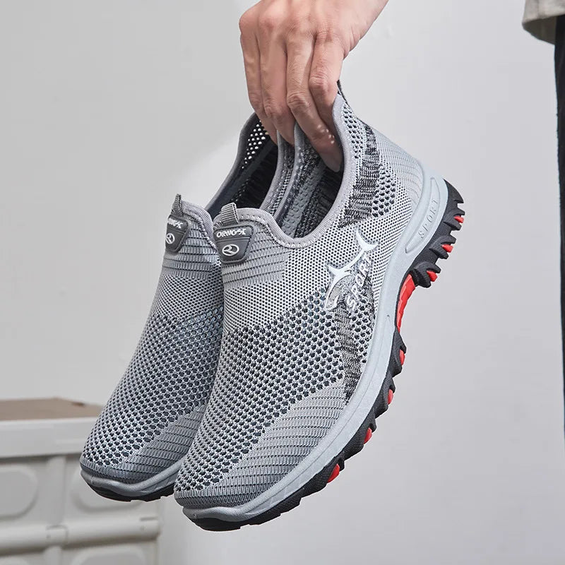 Chaussures d'été pour hommes en mesh, baskets légères et décontractées 2
