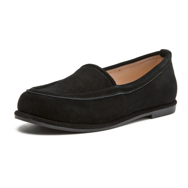 Chaussures d'hiver pour femmes Mocassins à talons bas 7