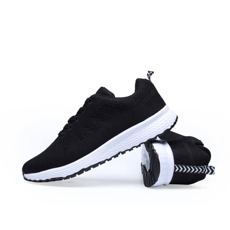 Chaussures de Marche Femme Confortables Tissu Respirant Semelle Caoutchouc 3
