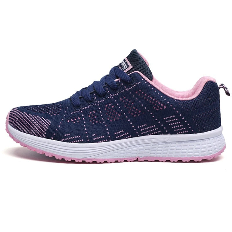 Chaussures de Marche Femme Confortables Tissu Respirant Semelle Caoutchouc 4
