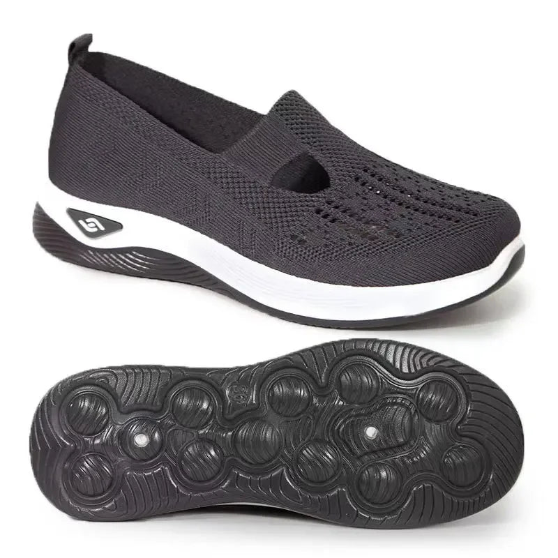 Chaussures de Marche Femme Confortables en Tissu Respirant et Semelle en Mousse à Mémoire 12