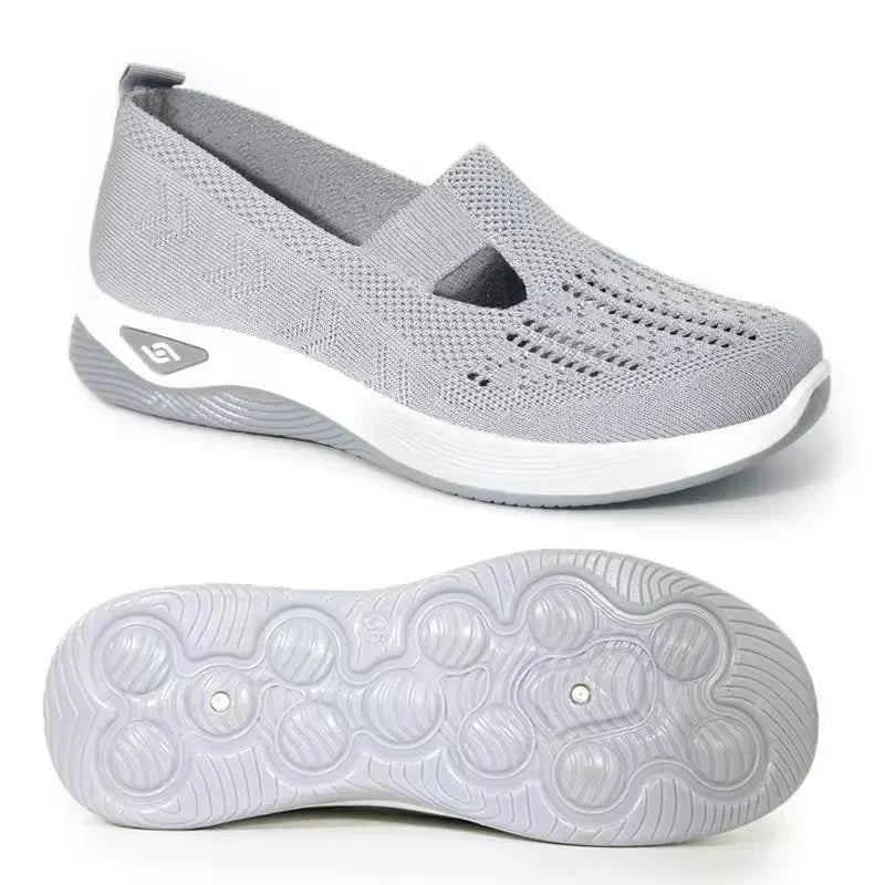 Chaussures de Marche Femme Confortables en Tissu Respirant et Semelle en Mousse à Mémoire 14