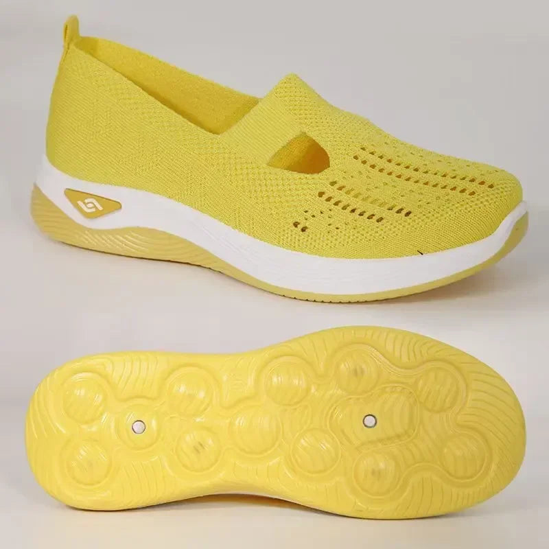 Chaussures de Marche Femme Confortables en Tissu Respirant et Semelle en Mousse à Mémoire 7