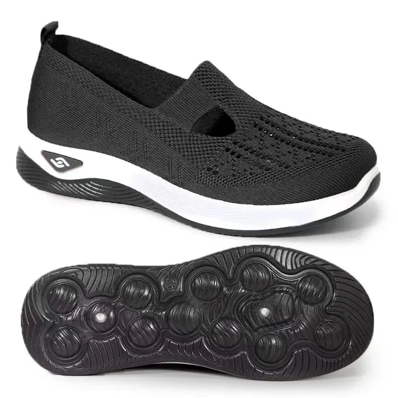 Chaussures de Marche Femme Confortables en Tissu Respirant et Semelle en Mousse à Mémoire 9