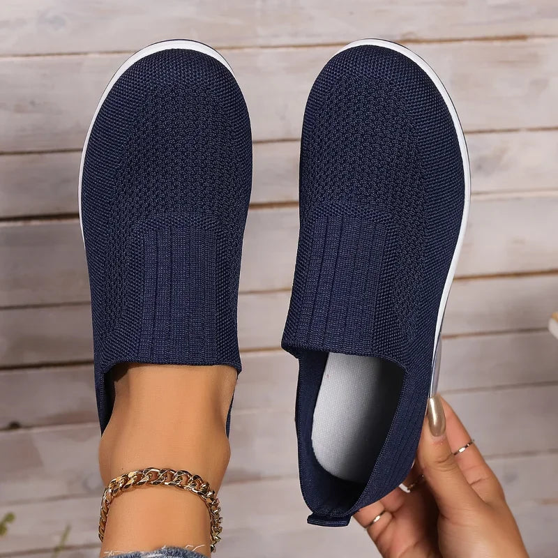 Chaussures de Marche Femme Semelle Air Non Glissante Tissu Respirant 3