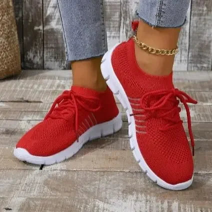 Chaussures de Sport Femme Respirantes en Maille Décontractées 5