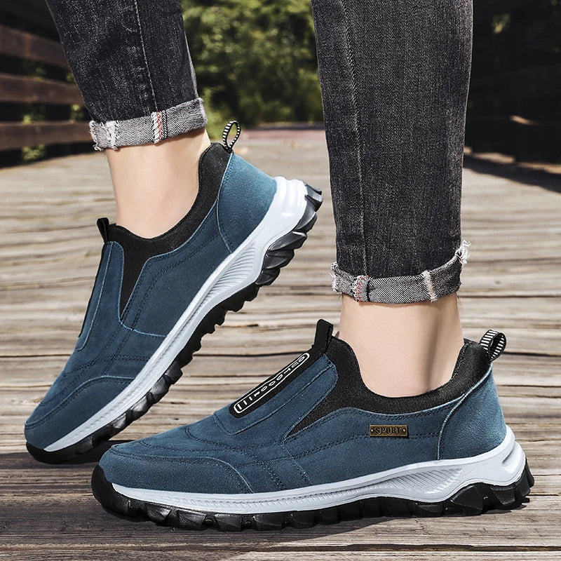 Chaussures de Sport pour Hommes en Cuir Suédé Respirant 1
