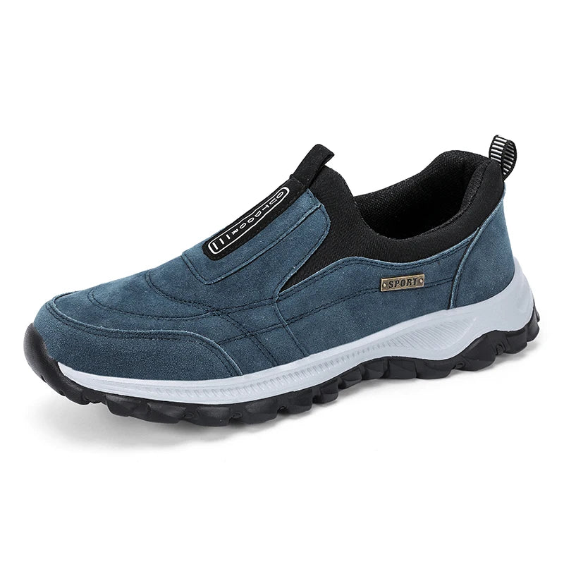 Chaussures de Sport pour Hommes en Cuir Suédé Respirant 7