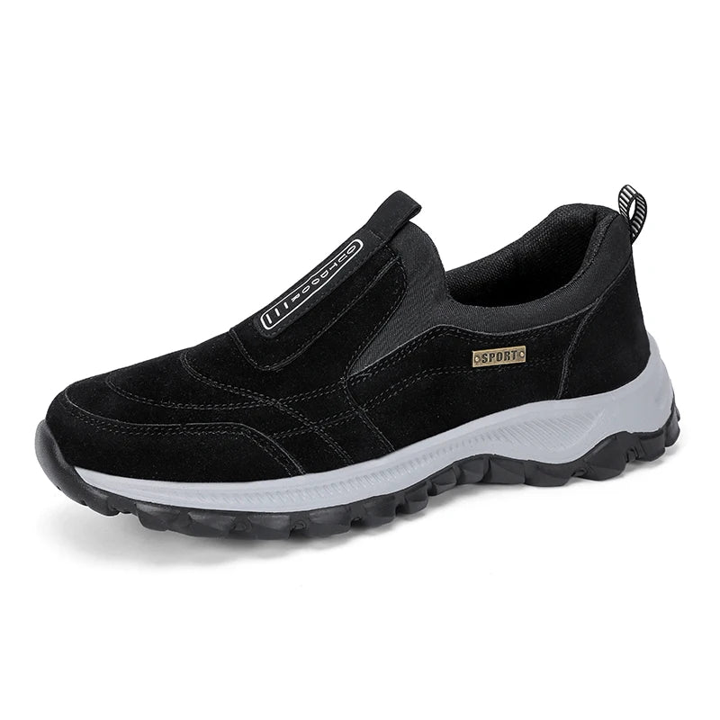 Chaussures de Sport pour Hommes en Cuir Suédé Respirant 8