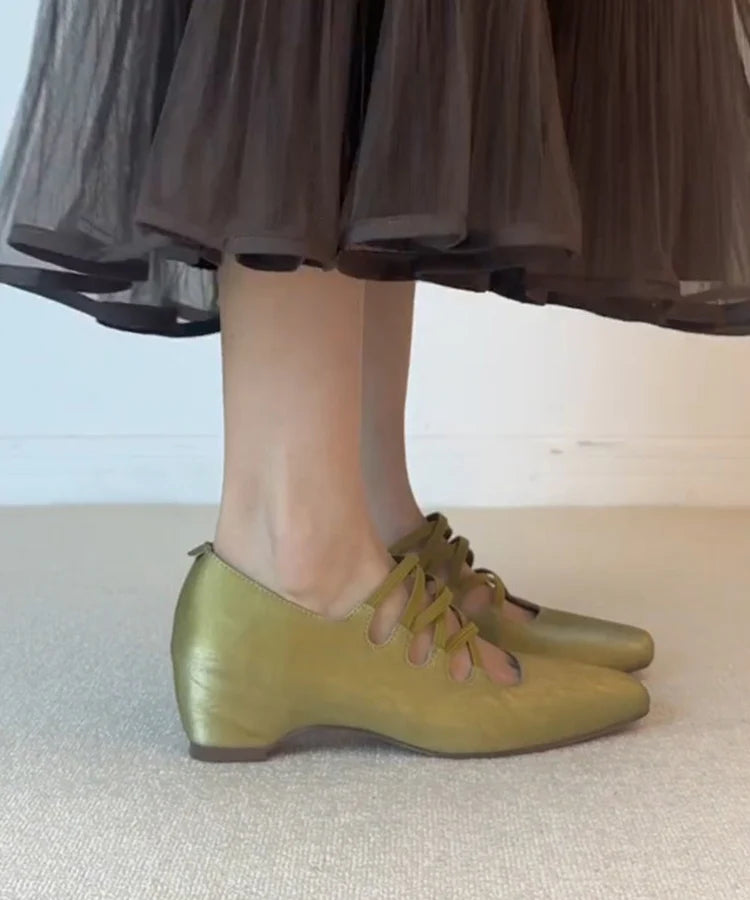 Chaussures de danse femme à bout carré et bride croisée avec talon compensé 4