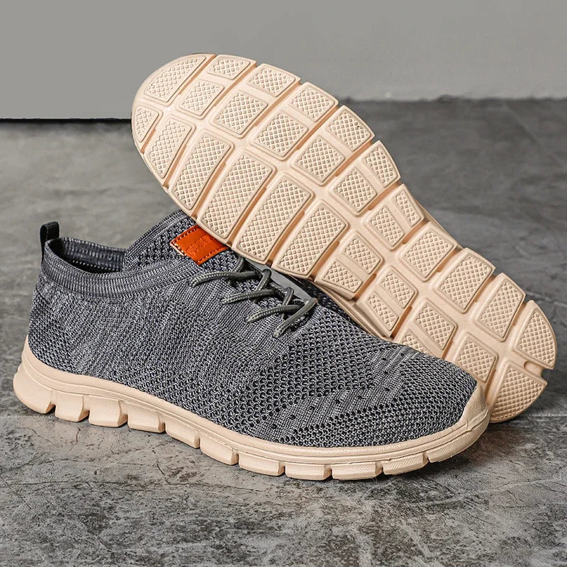 Chaussures de marche légères pour hommes en toile 2