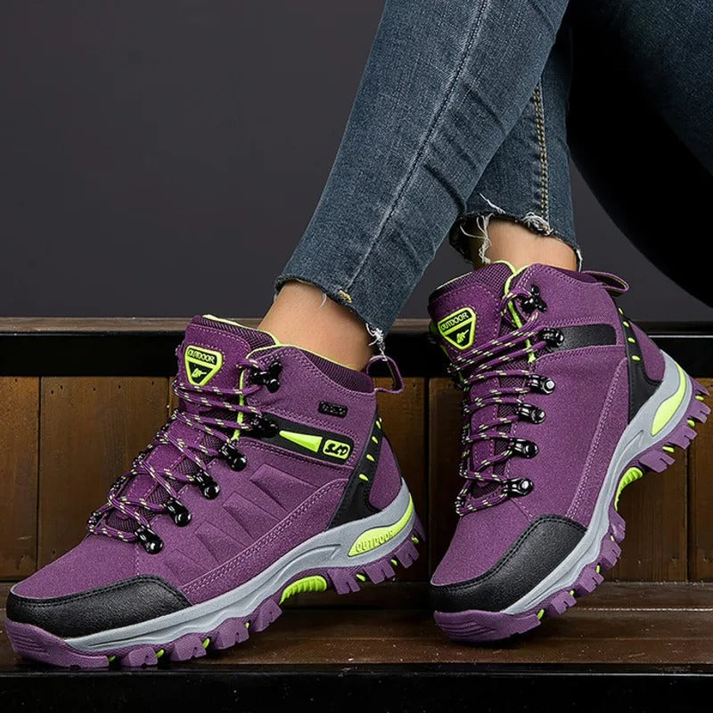 Chaussures de randonnée hivernales imperméables et sûres pour femmes 8
