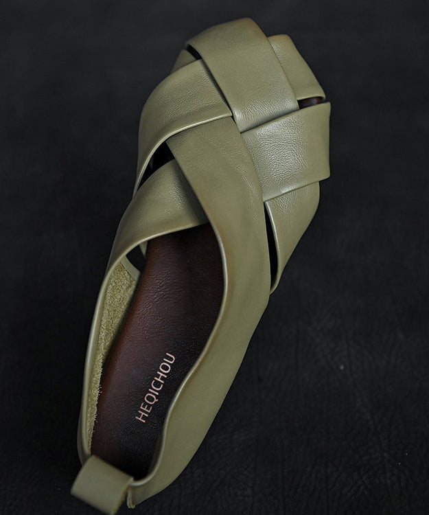 Chaussures plates à sangles croisées pour femme 3