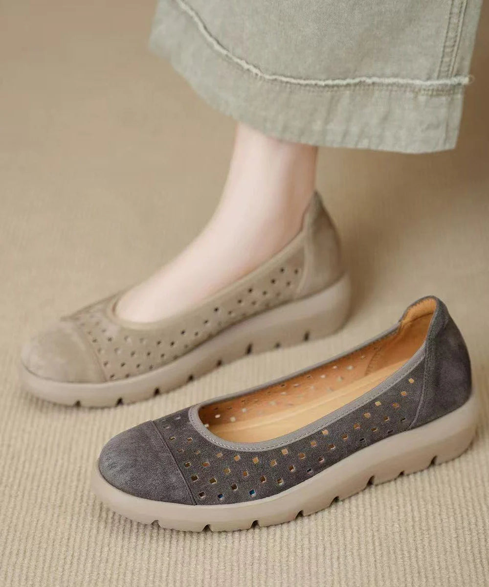 Chaussures plates ajourées pour femmes 0